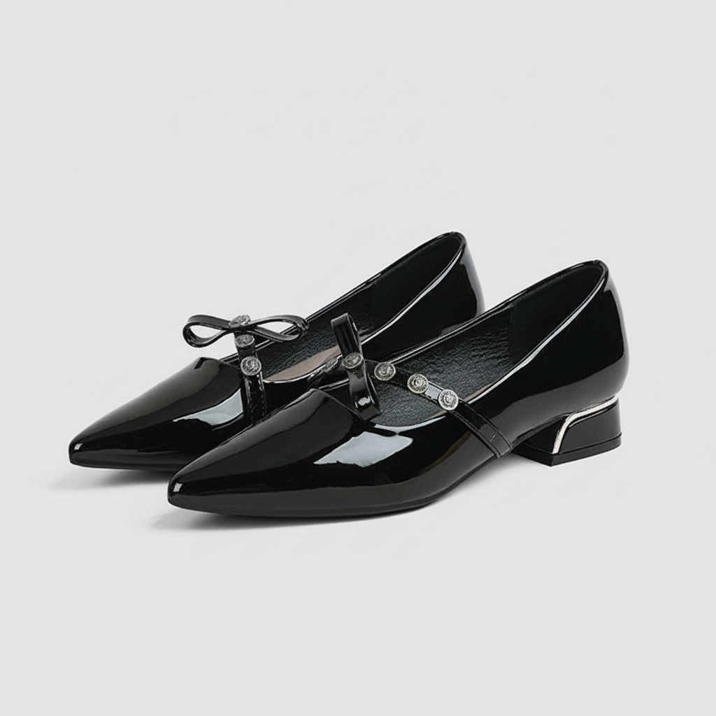 LORENA LEATHER HEEL