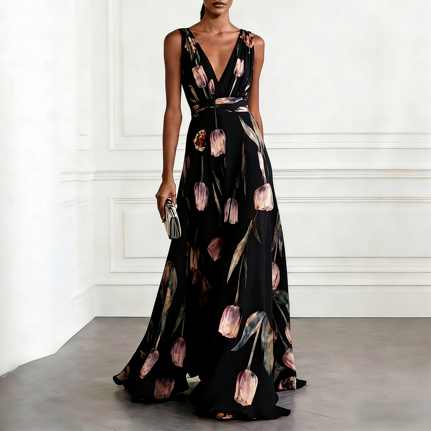 OPHELIA TULIP MAXI DRESS