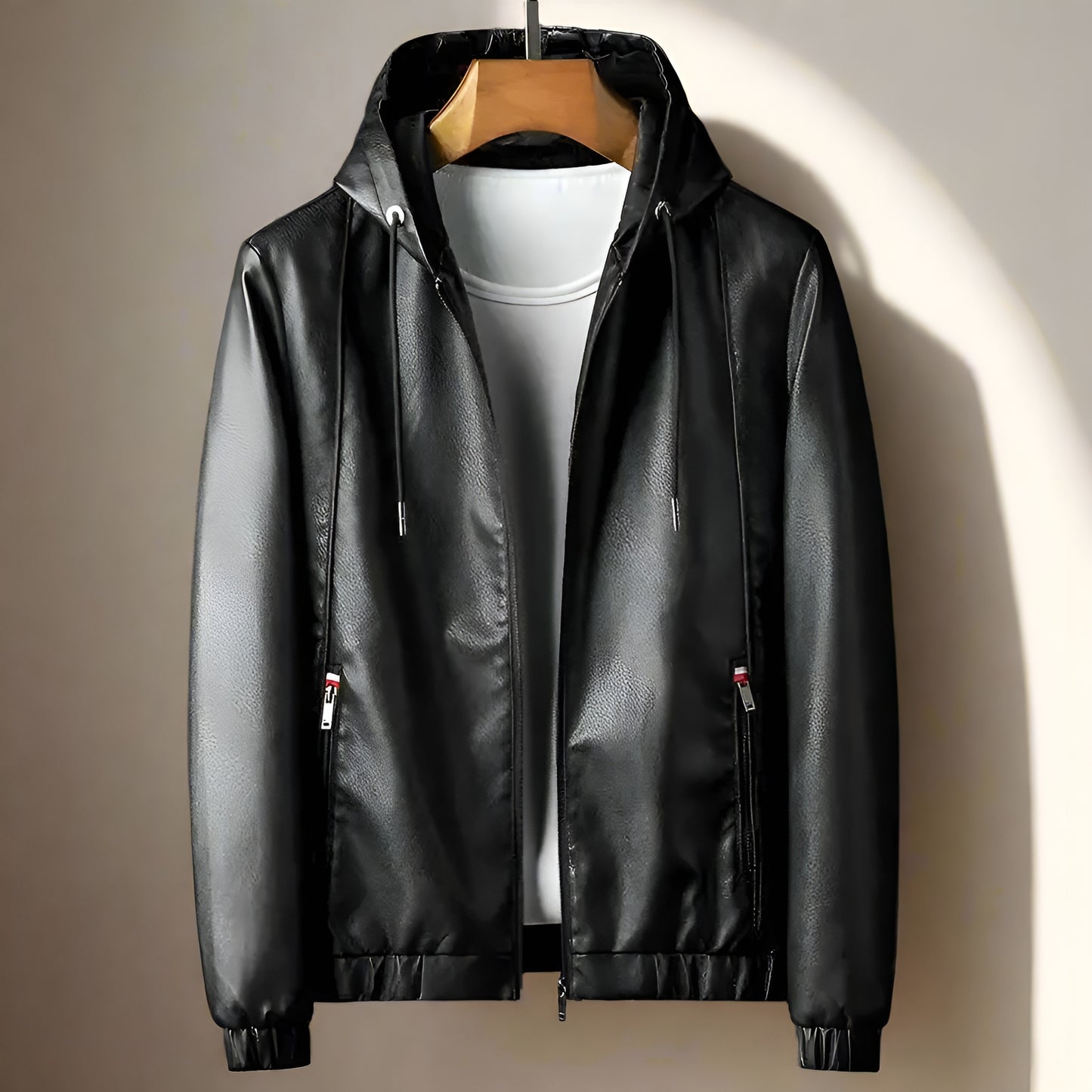 Tennyson Hooded Leather Jacket
