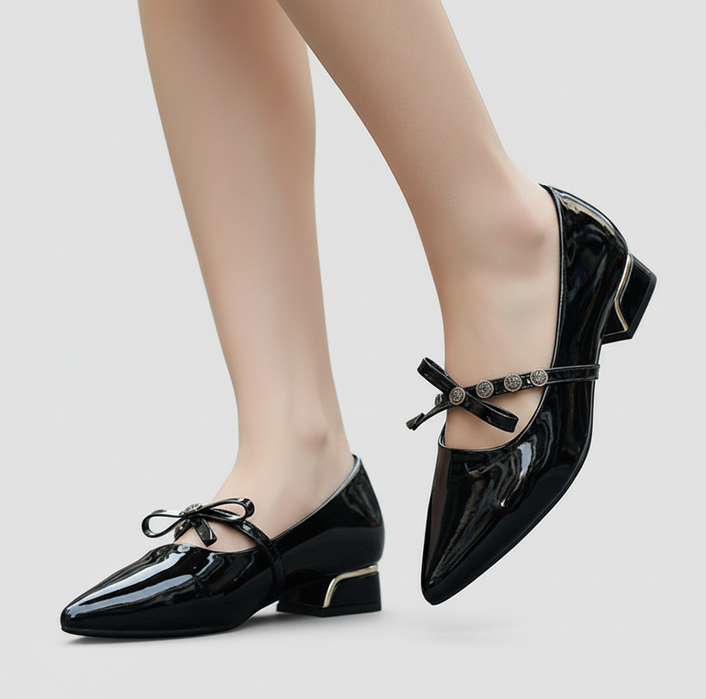 LORENA LEATHER HEEL