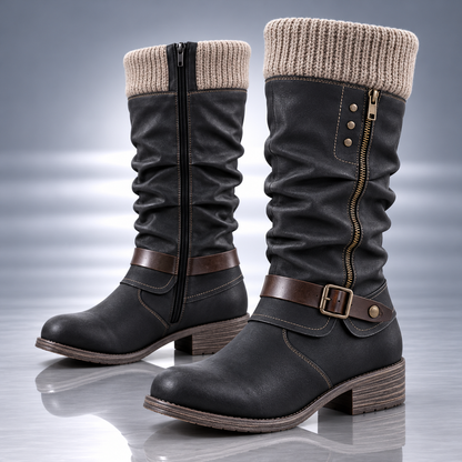 LENA KNIT CUFF BOOT