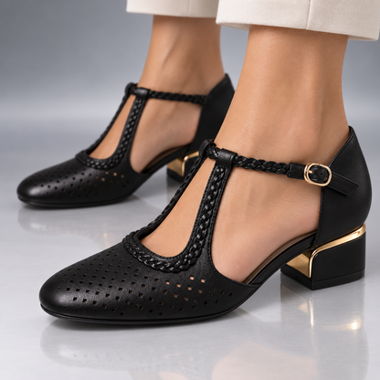 MERELYN LEATHER HEEL