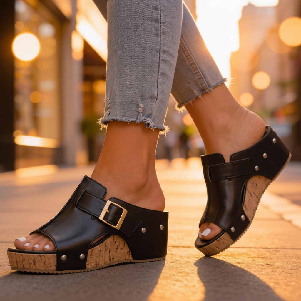 LINNEA LEATHER SANDAL