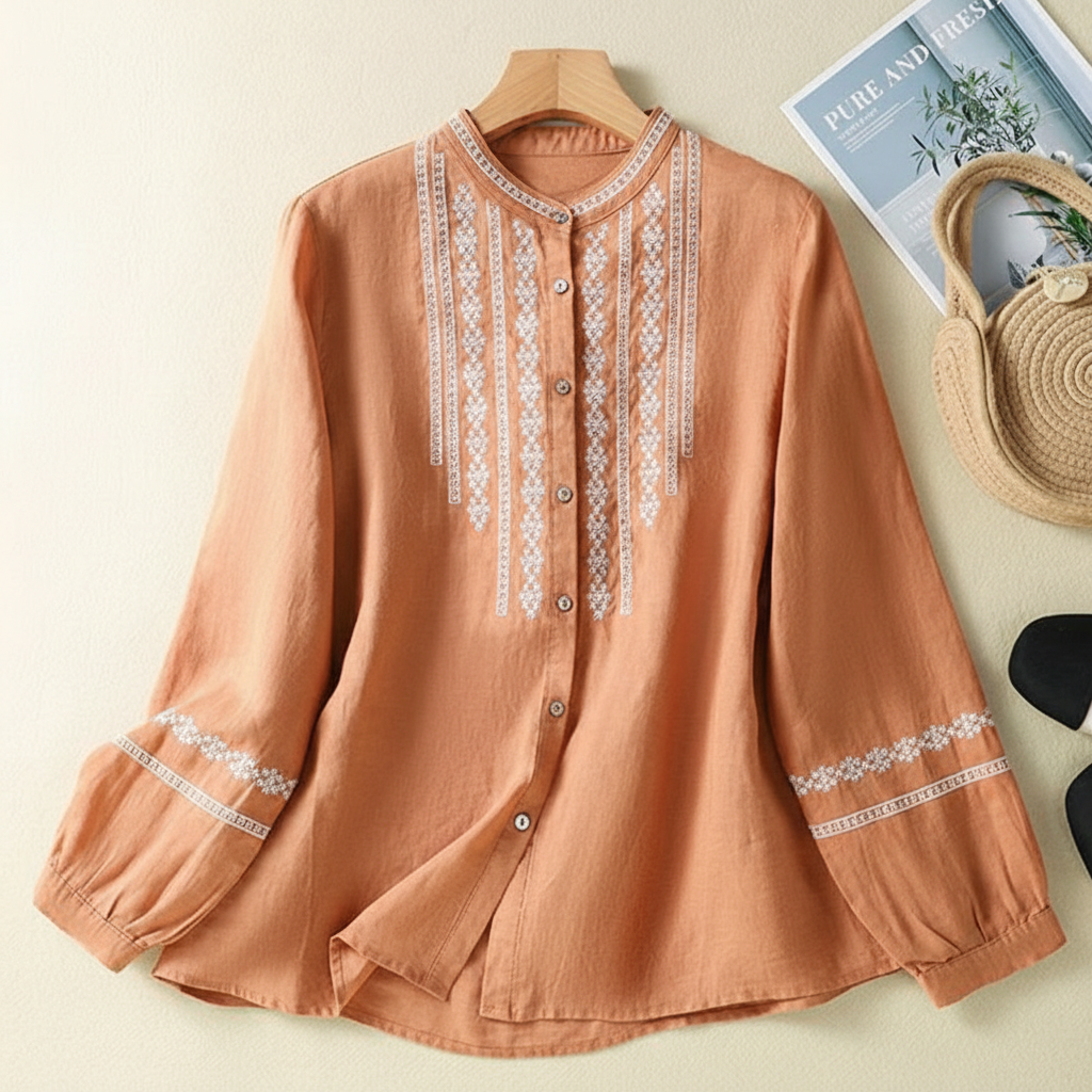 LUNESSA COTTON BLOUSE