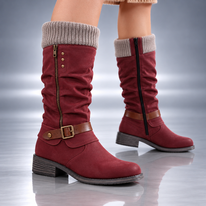 LENA KNIT CUFF BOOT
