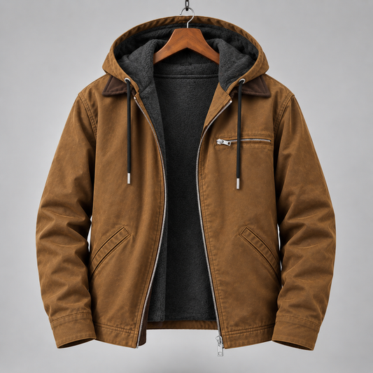 HARRISON SHERPA HOODED JACKET