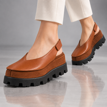 CORDELIA LEATHER SLINGBACK
