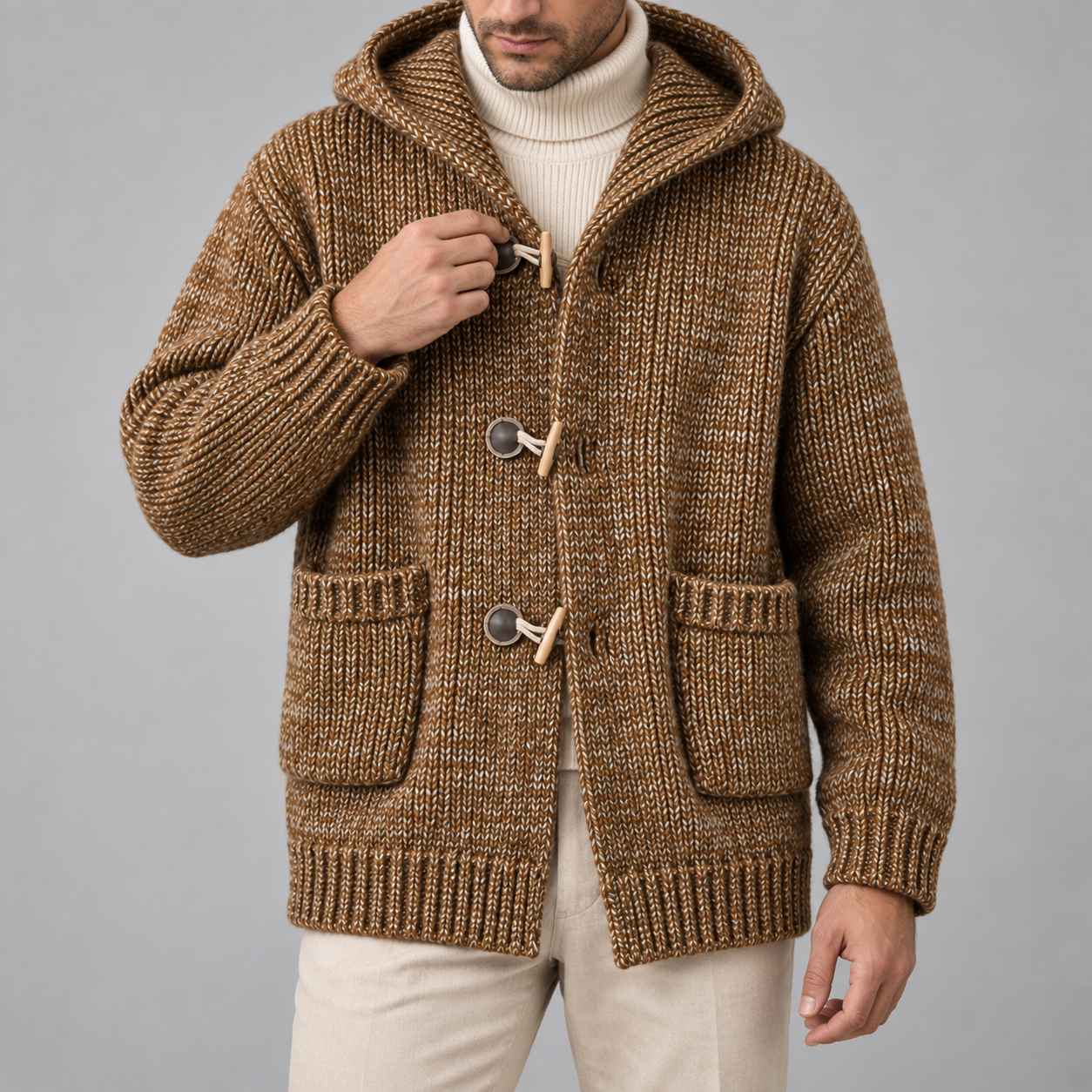 FLINT HOODED CARDIGAN