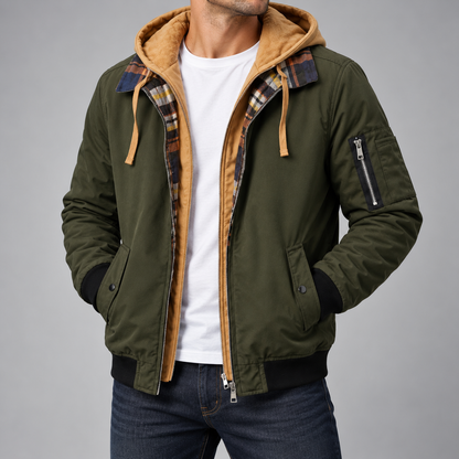WESTON HOODED BOMBER JACKET