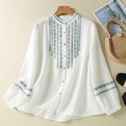 LUNESSA COTTON BLOUSE