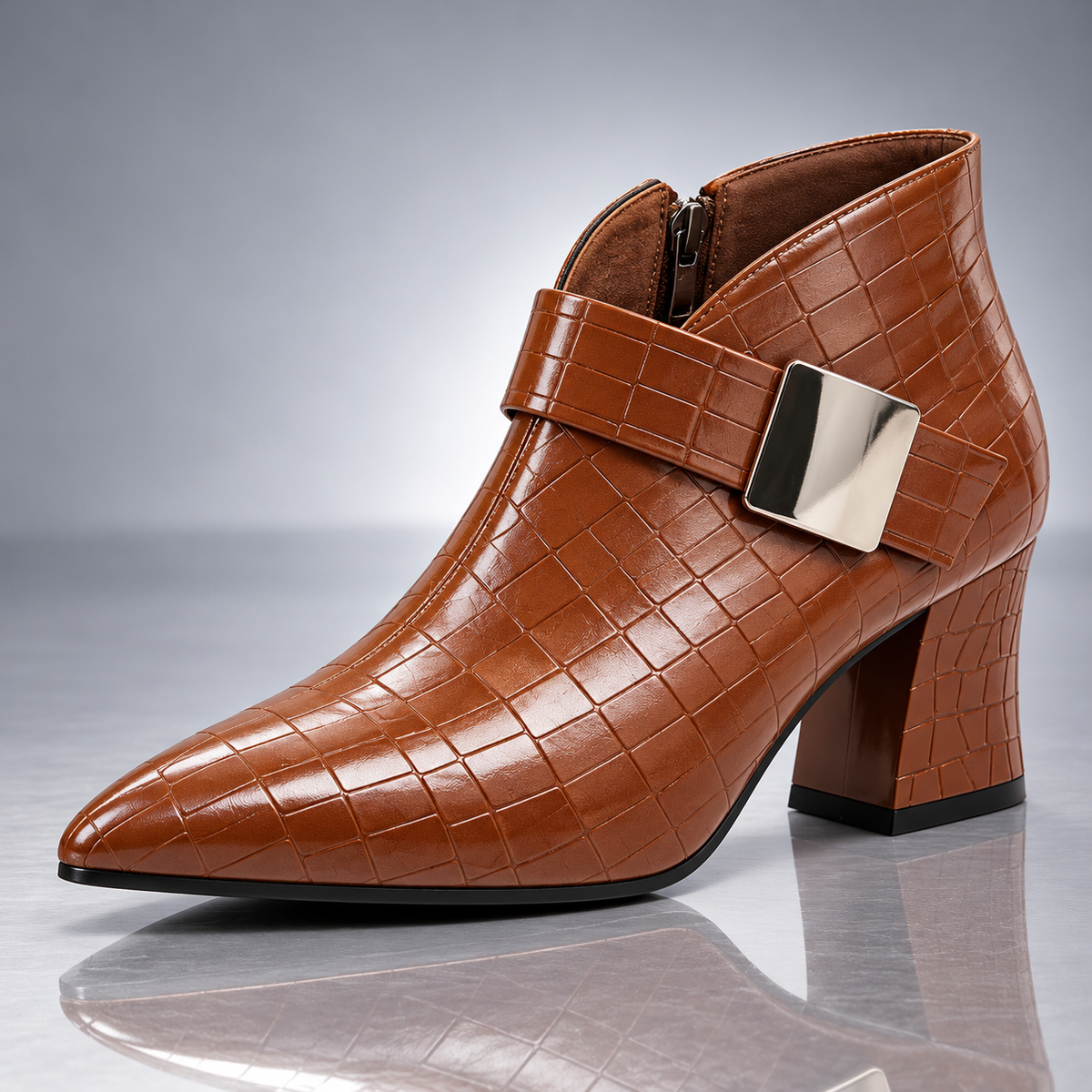 BRIAR CROC ANKLE BOOT