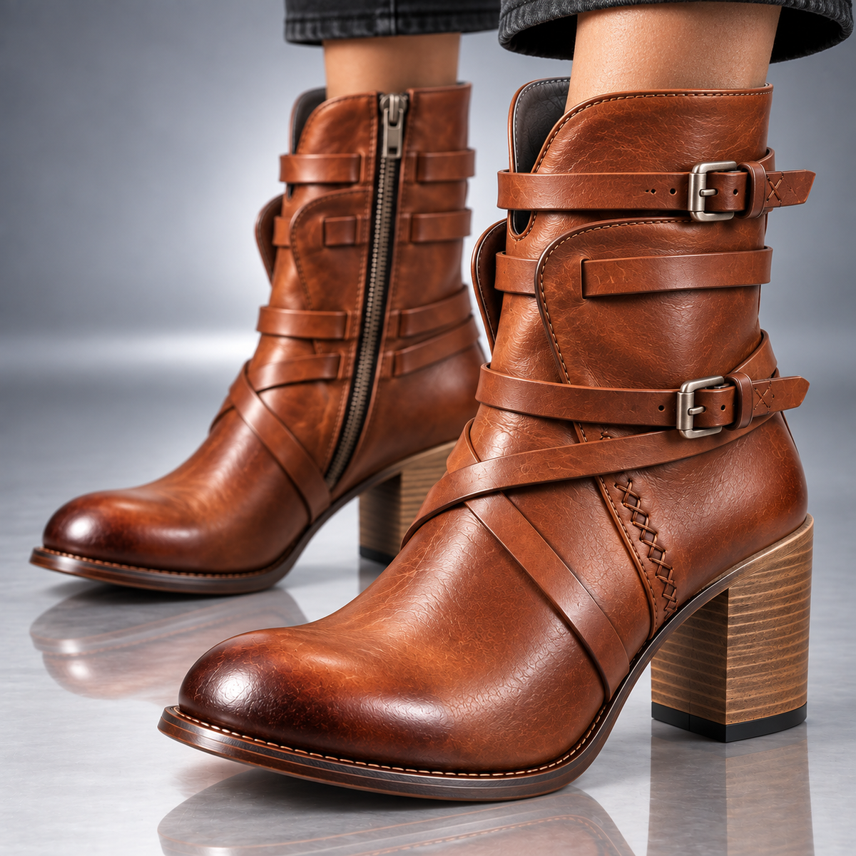 MARLEY STRAP MID BOOT