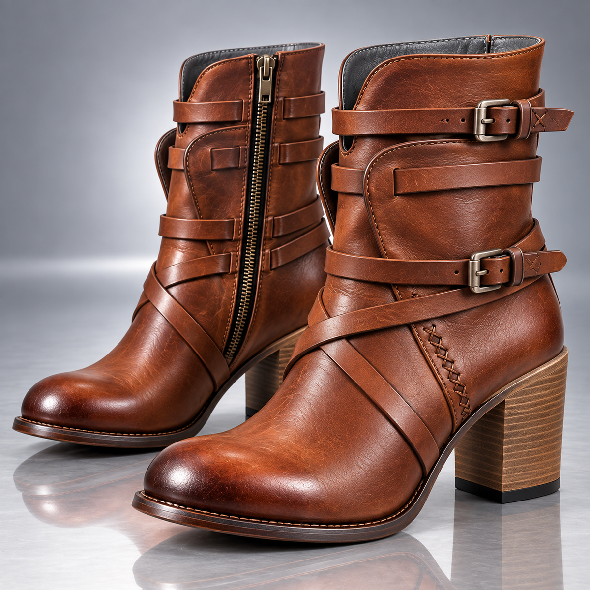 MARLEY STRAP MID BOOT
