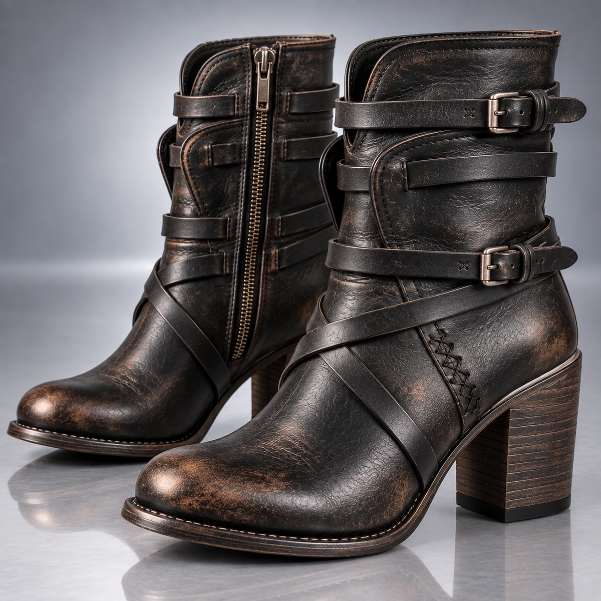MARLEY STRAP MID BOOT