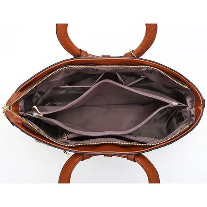MAEVE CROC RING HANDBAG