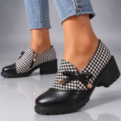MIRA HOUNDSTOOTH LOAFER