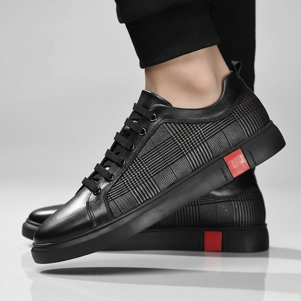 BECKHAM LEATHER SNEAKER