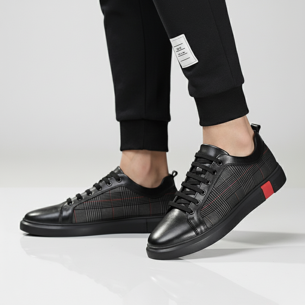BECKHAM LEATHER SNEAKER