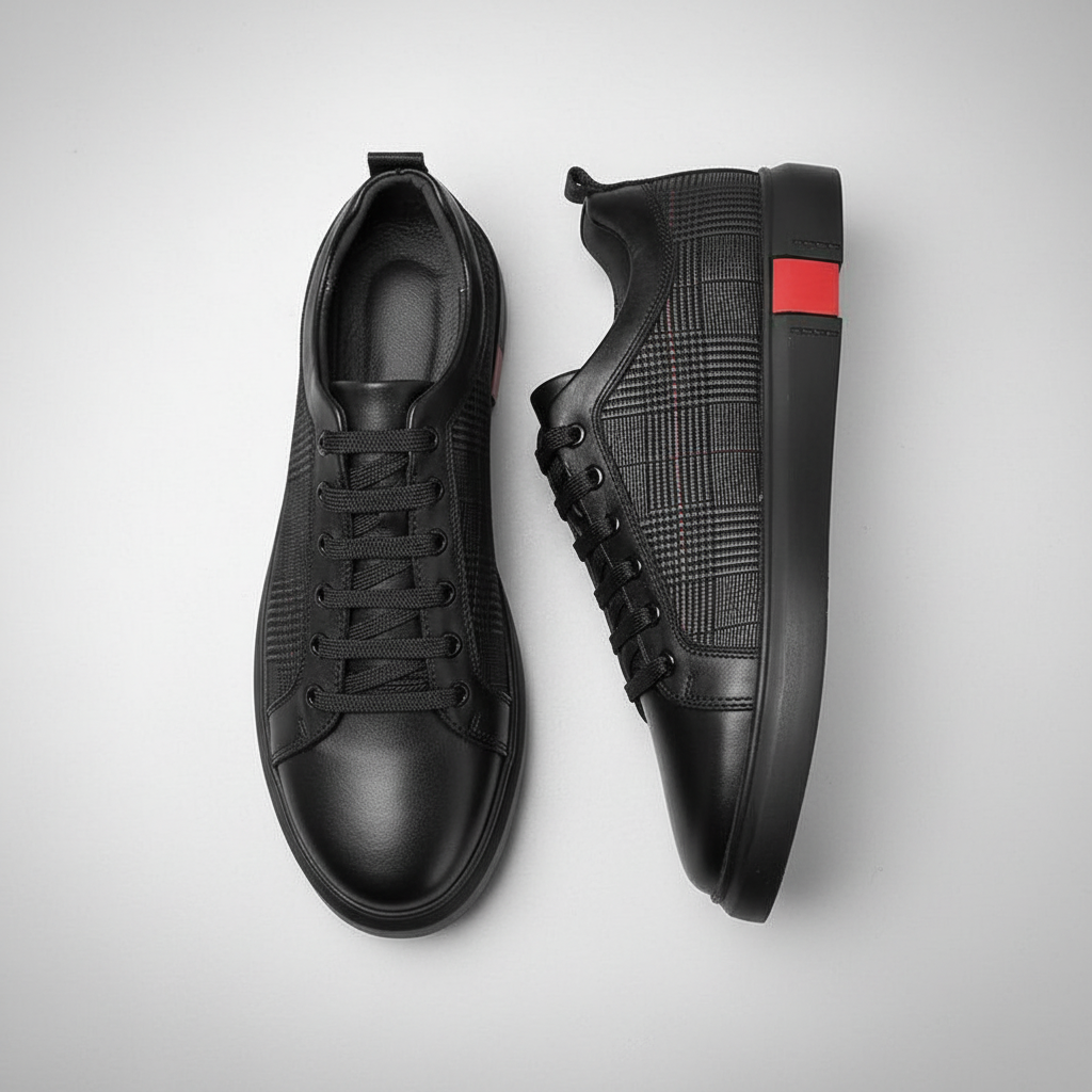 BECKHAM LEATHER SNEAKER