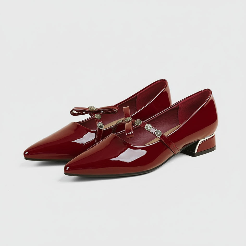 LORENA LEATHER HEEL