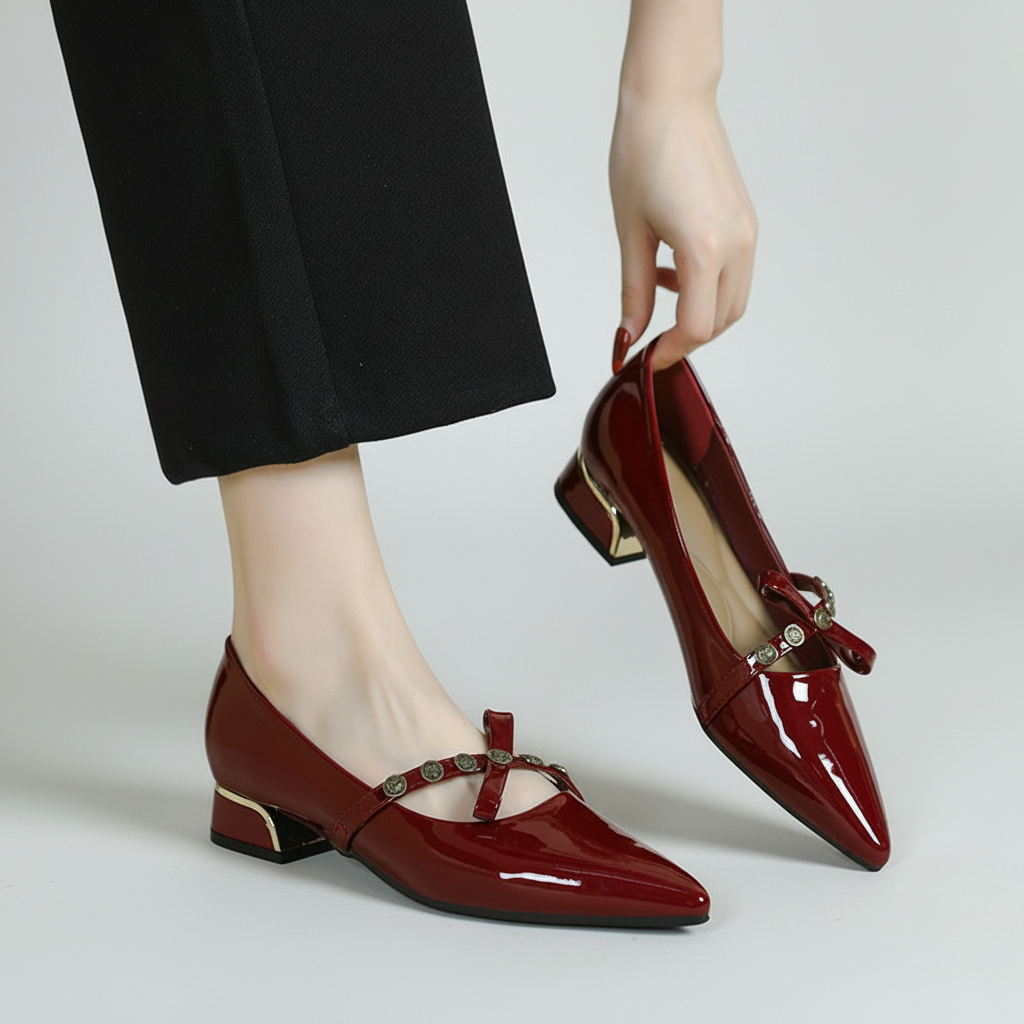 LORENA LEATHER HEEL