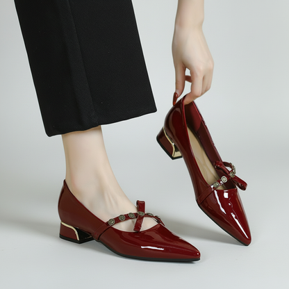 LORENA LEATHER HEEL