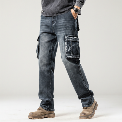 FRASER DENIM CARGO PANTS