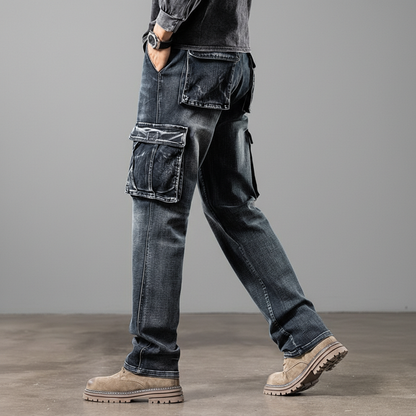 FRASER DENIM CARGO PANTS