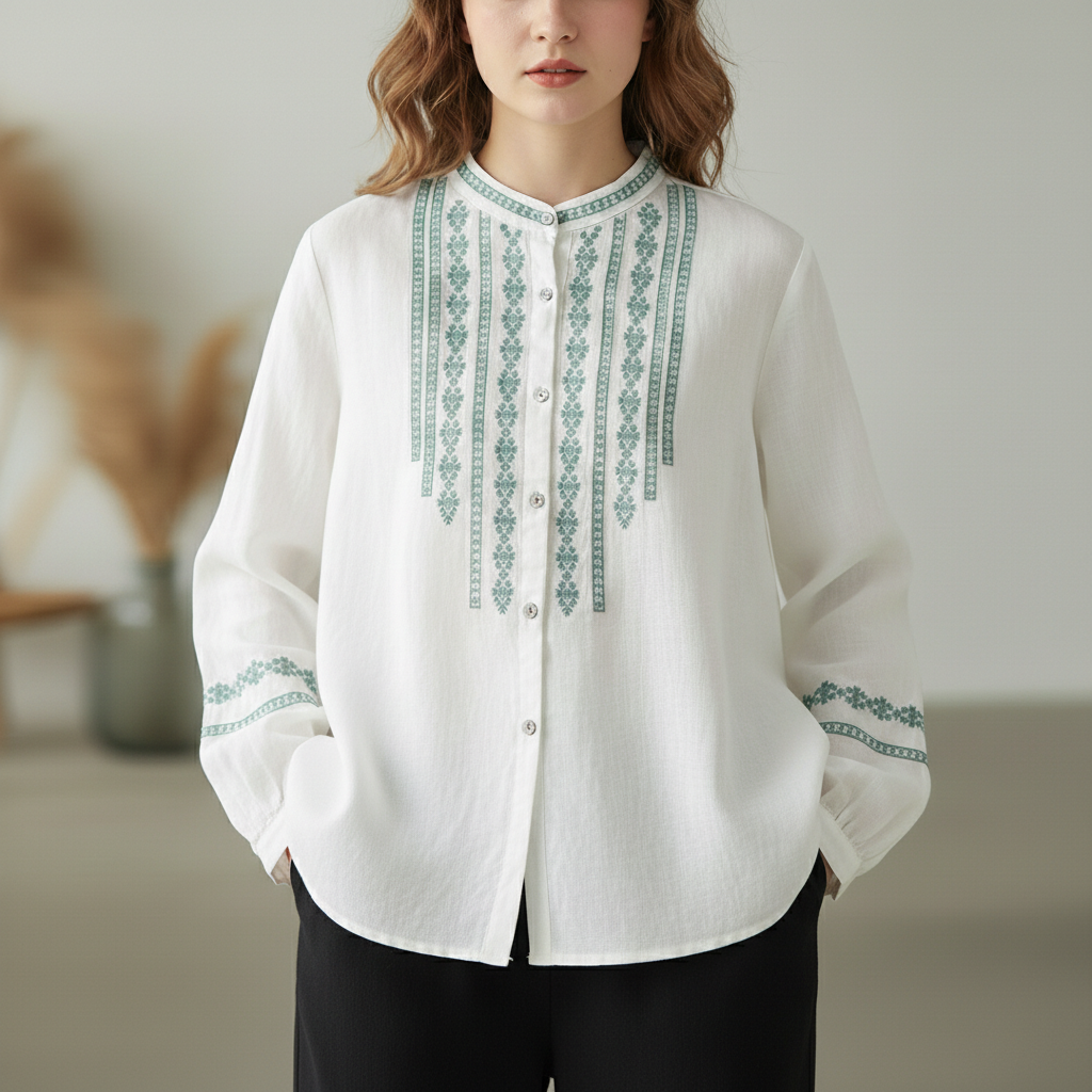 LUNESSA COTTON BLOUSE