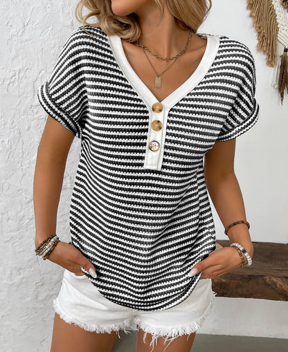 NOELLE STRIPE TOP