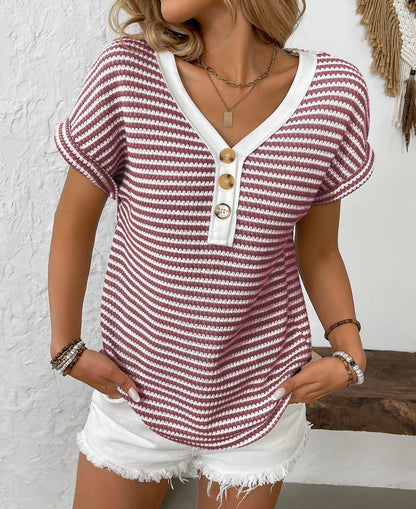 NOELLE STRIPE TOP
