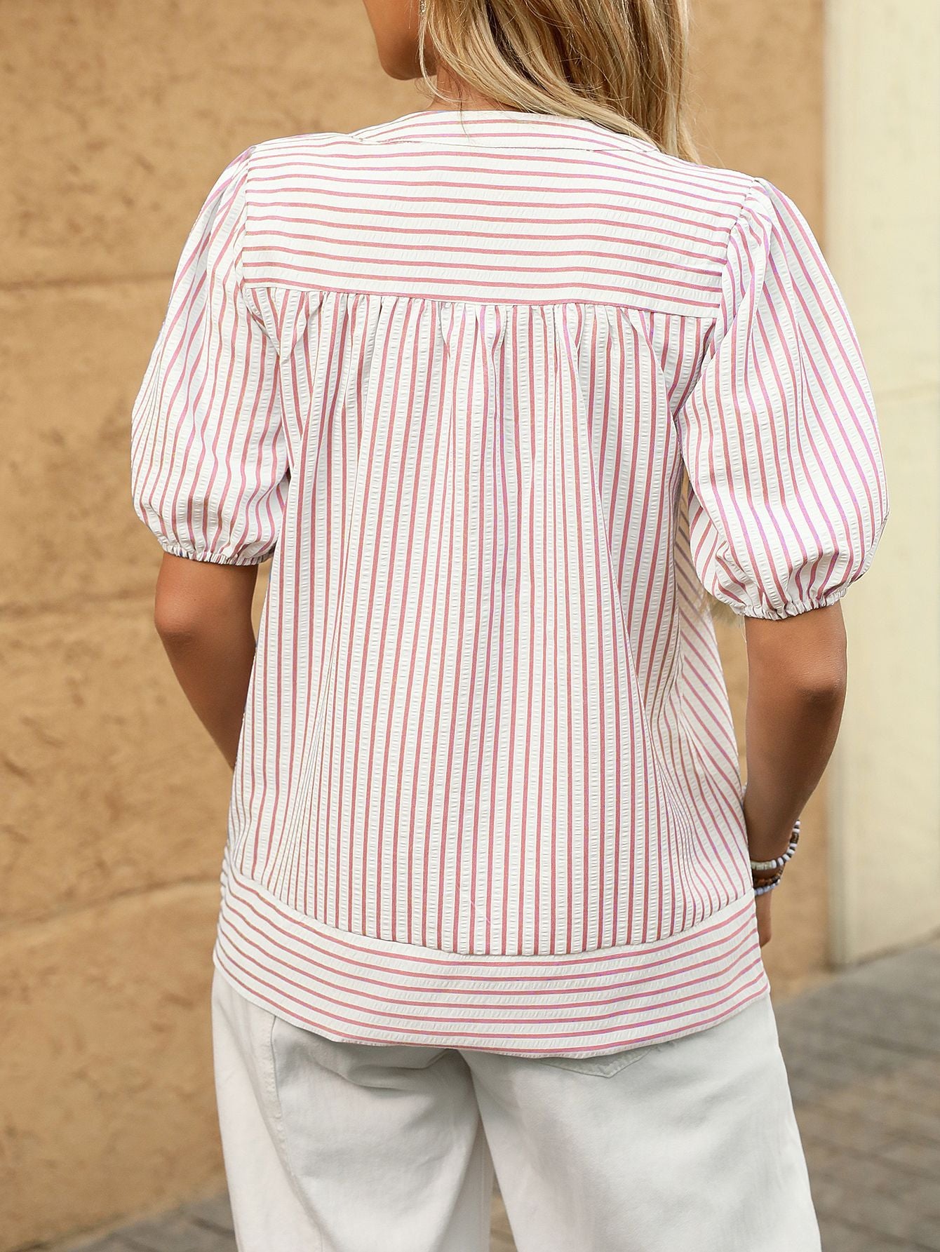 AMELIE STRIPE BLOUSE
