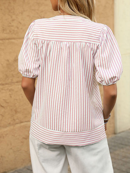 AMELIE STRIPE BLOUSE