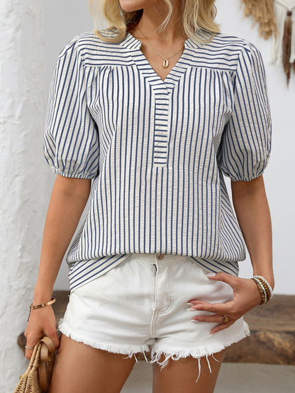 AMELIE STRIPE BLOUSE