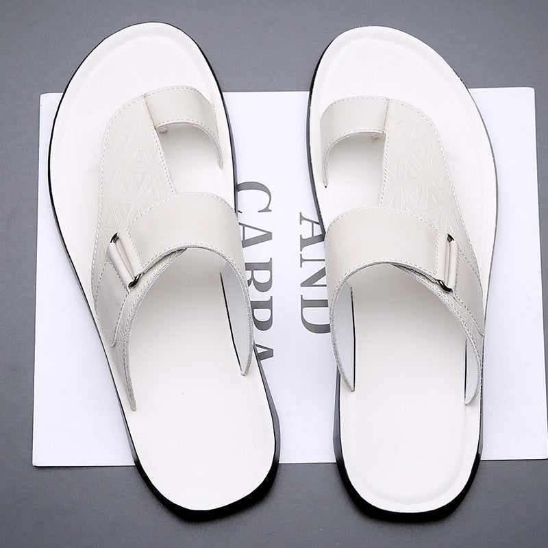 CRUZ LEATHER STRAP SANDAL