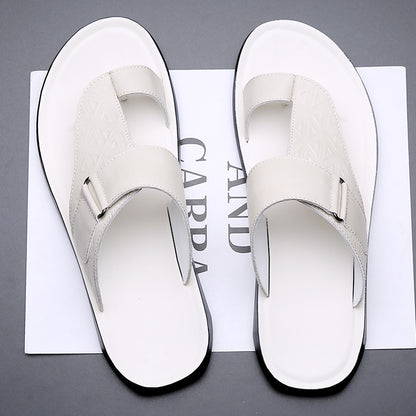 CRUZ LEATHER STRAP SANDAL