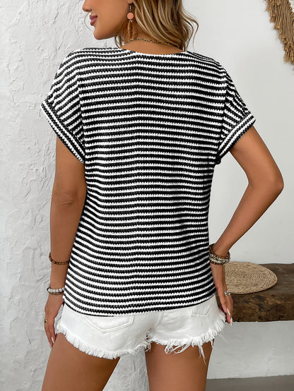 NOELLE STRIPE TOP