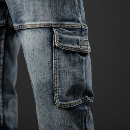 FRASER DENIM CARGO PANTS