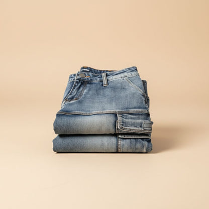 FRASER DENIM CARGO PANTS