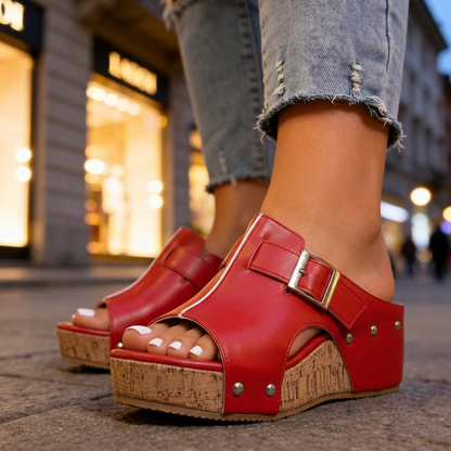 LINNEA LEATHER SANDAL