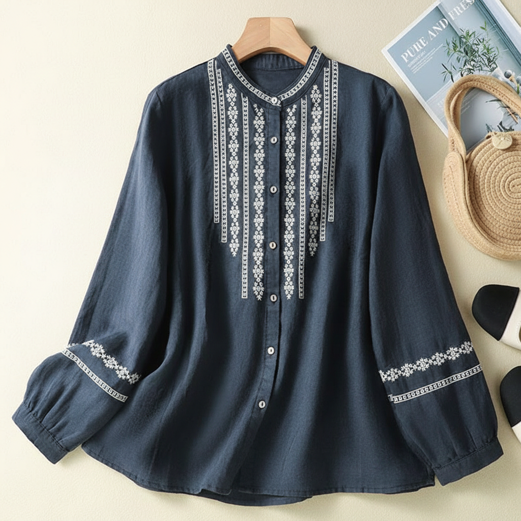 LUNESSA COTTON BLOUSE