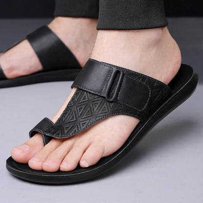 CRUZ LEATHER STRAP SANDAL