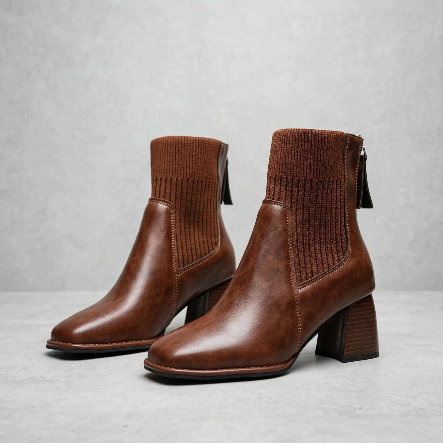 SABINA LEATHER ANKLE BOOT