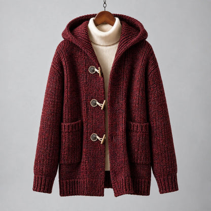 FLINT HOODED CARDIGAN