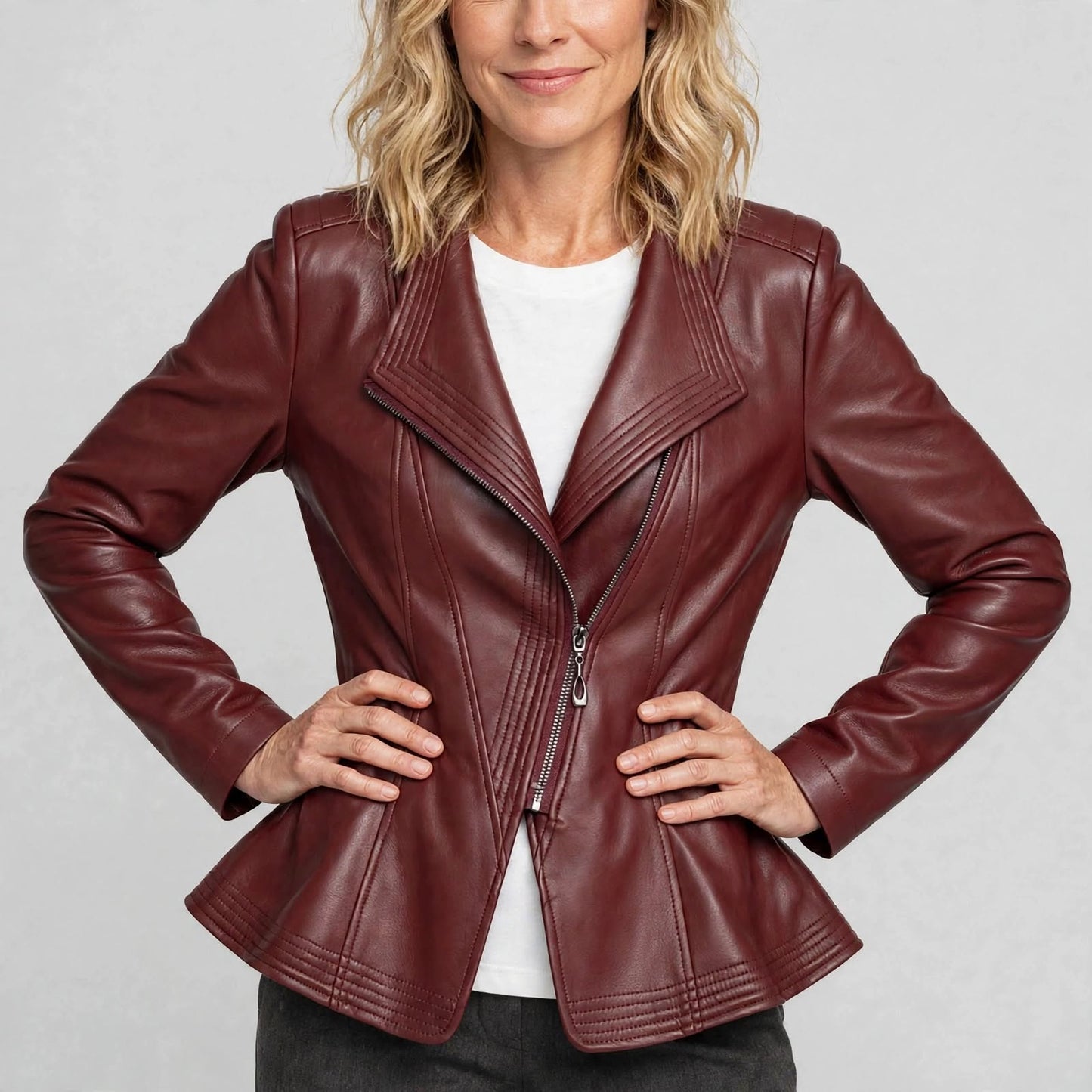 CAMILLA SHEEPSKIN LEATHER JACKET