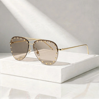 CARINA STUDDED SUNGLASSES
