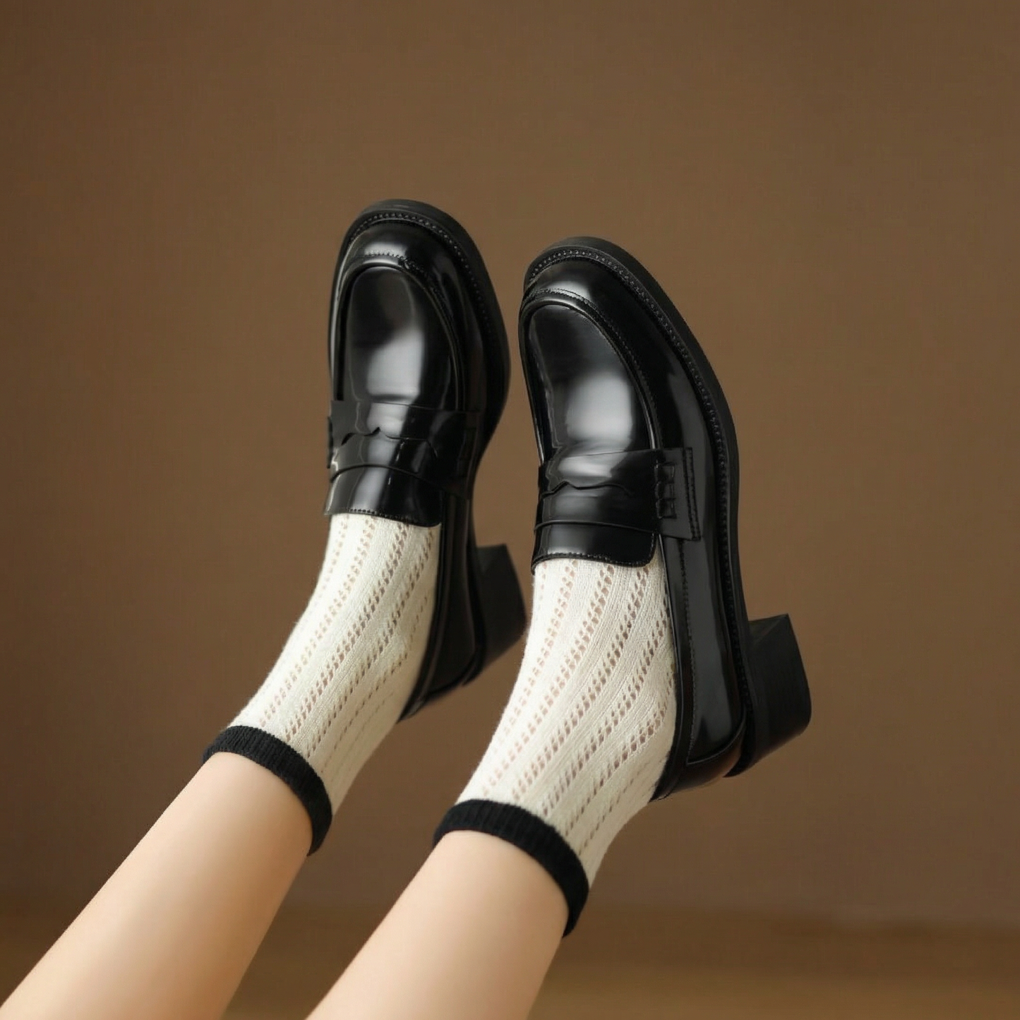 ALINA LEATHER HEEL