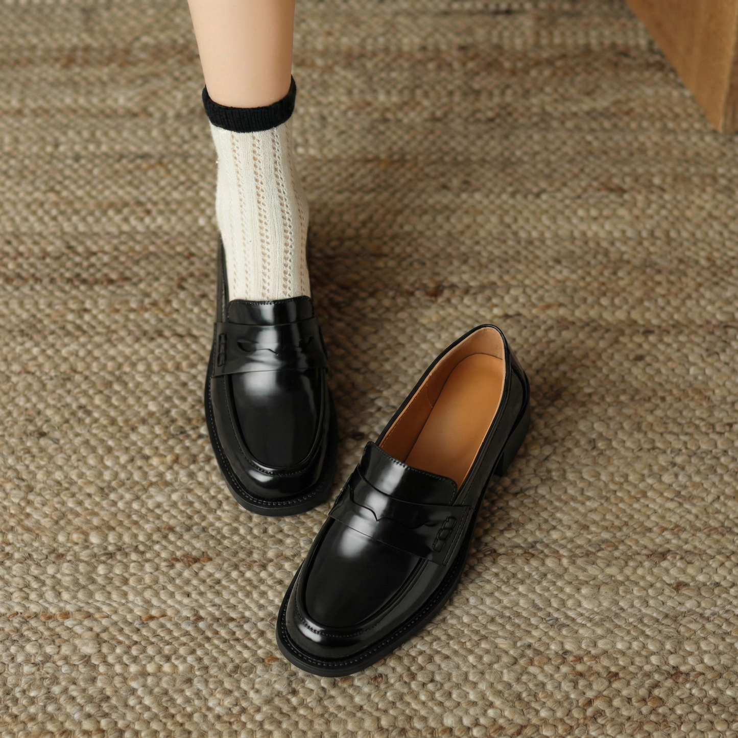 ALINA LEATHER HEEL