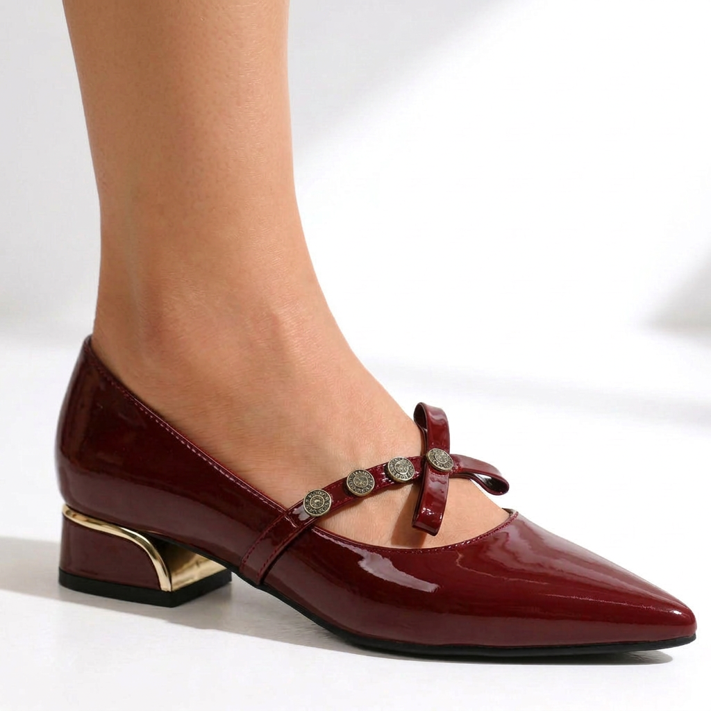 LORENA LEATHER HEEL