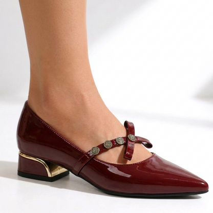 LORENA LEATHER HEEL